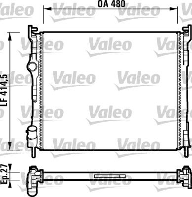 VALEO Radiators, Motora dzesēšanas sistēma 732737