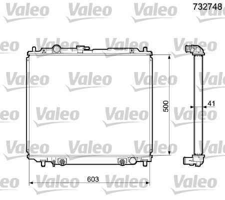 VALEO Radiators, Motora dzesēšanas sistēma 732748