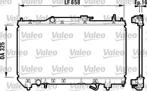 VALEO Radiators, Motora dzesēšanas sistēma 732753