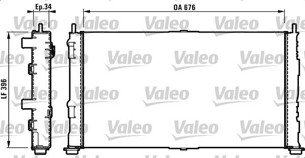 VALEO Radiators, Motora dzesēšanas sistēma 732755