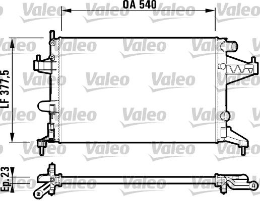 VALEO Radiators, Motora dzesēšanas sistēma 732826
