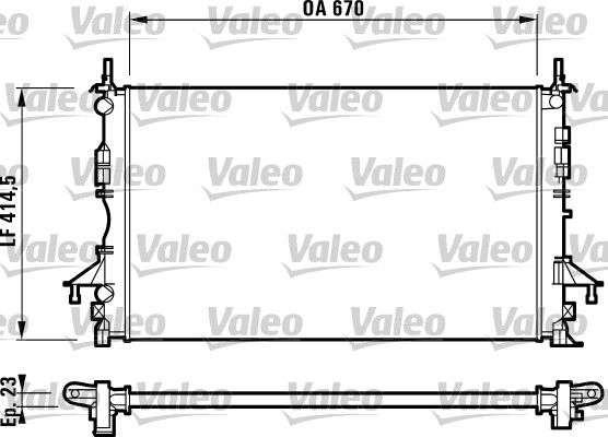 VALEO Radiators, Motora dzesēšanas sistēma 732827