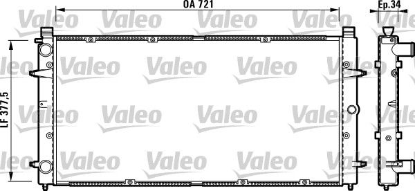 VALEO Radiators, Motora dzesēšanas sistēma 732845