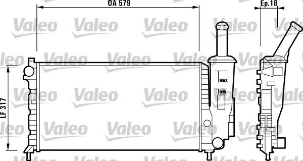 VALEO Radiators, Motora dzesēšanas sistēma 732851