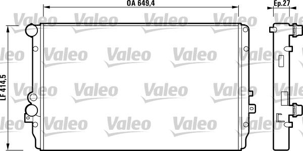 VALEO Radiators, Motora dzesēšanas sistēma 732867