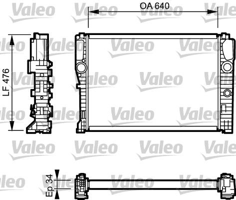 VALEO Radiators, Motora dzesēšanas sistēma 732870