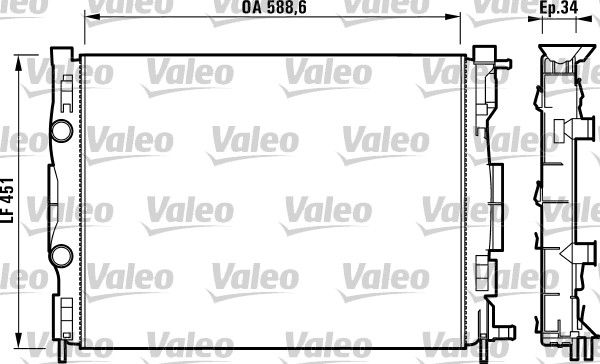 VALEO Radiators, Motora dzesēšanas sistēma 732871