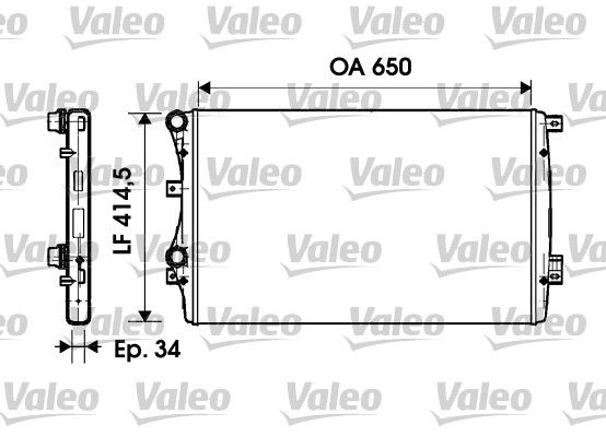 VALEO Radiators, Motora dzesēšanas sistēma 732872