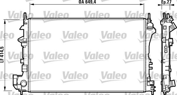 VALEO Radiators, Motora dzesēšanas sistēma 732876