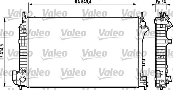 VALEO Radiators, Motora dzesēšanas sistēma 732878