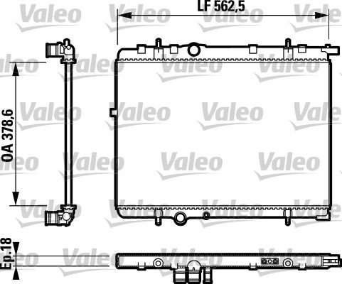 VALEO Radiators, Motora dzesēšanas sistēma 732891