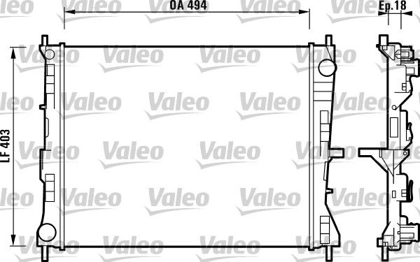 VALEO Radiators, Motora dzesēšanas sistēma 732903