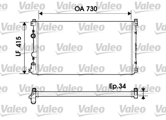 VALEO Radiators, Motora dzesēšanas sistēma 732918