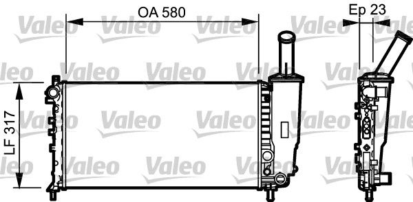 VALEO Radiators, Motora dzesēšanas sistēma 732923