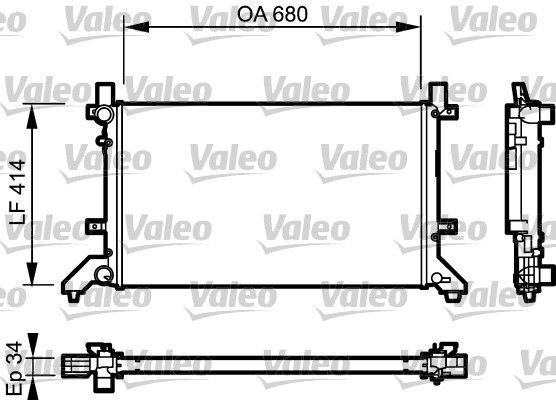 VALEO Radiators, Motora dzesēšanas sistēma 732952