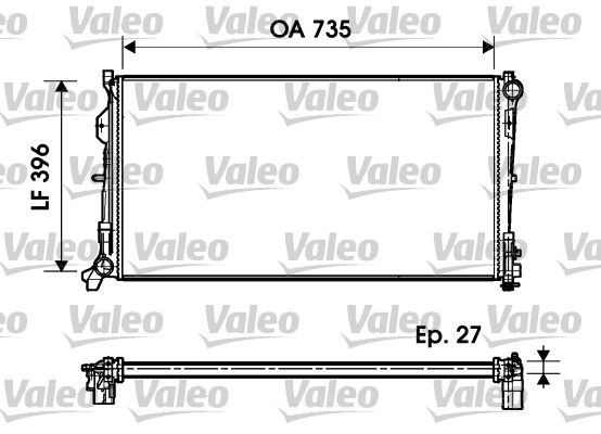 VALEO Radiators, Motora dzesēšanas sistēma 732956