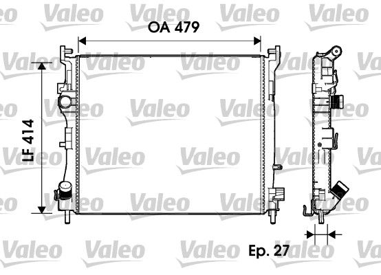 VALEO Radiators, Motora dzesēšanas sistēma 732960