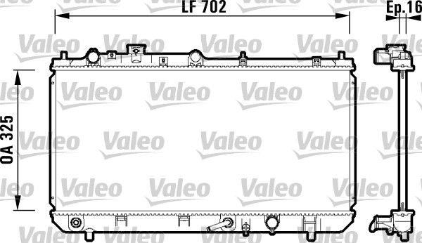 VALEO Radiators, Motora dzesēšanas sistēma 734124
