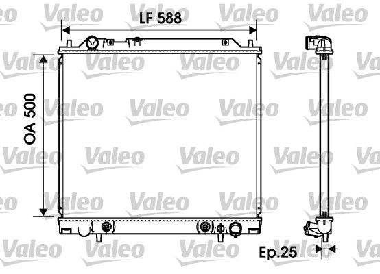 VALEO Radiators, Motora dzesēšanas sistēma 734145