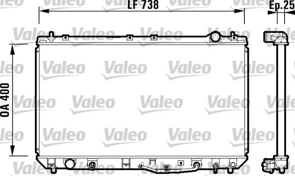 VALEO Radiators, Motora dzesēšanas sistēma 734177