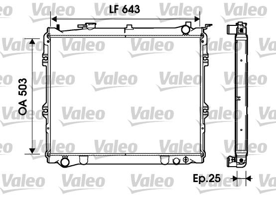 VALEO Radiators, Motora dzesēšanas sistēma 734207