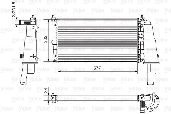 VALEO Radiators, Motora dzesēšanas sistēma 734236