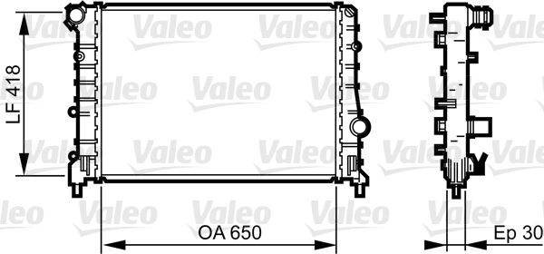 VALEO Radiators, Motora dzesēšanas sistēma 734283