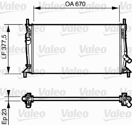 VALEO Radiators, Motora dzesēšanas sistēma 734320