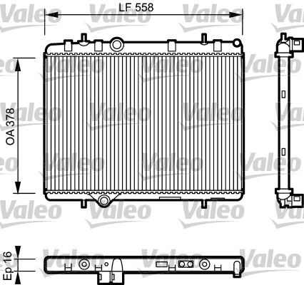 VALEO Radiators, Motora dzesēšanas sistēma 734366