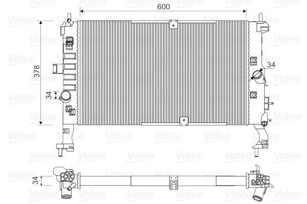 VALEO Radiators, Motora dzesēšanas sistēma 734386