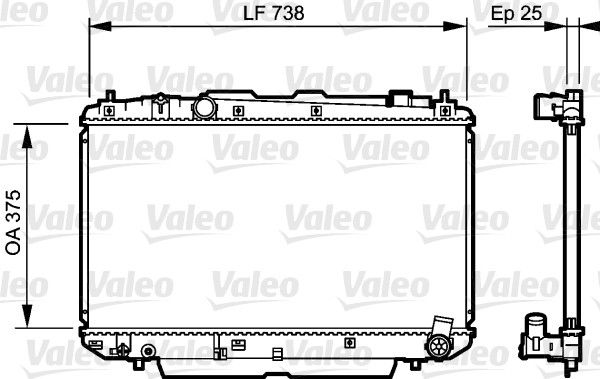 VALEO Radiators, Motora dzesēšanas sistēma 734397