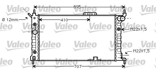 VALEO Radiators, Motora dzesēšanas sistēma 734429