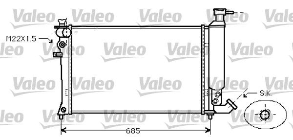 VALEO Radiators, Motora dzesēšanas sistēma 734454