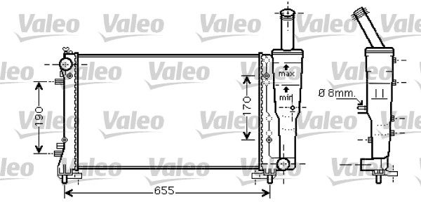 VALEO Radiators, Motora dzesēšanas sistēma 734458