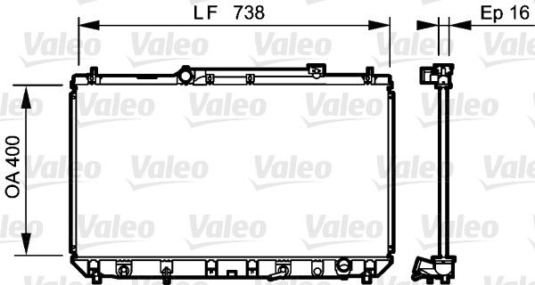 VALEO Radiators, Motora dzesēšanas sistēma 734489