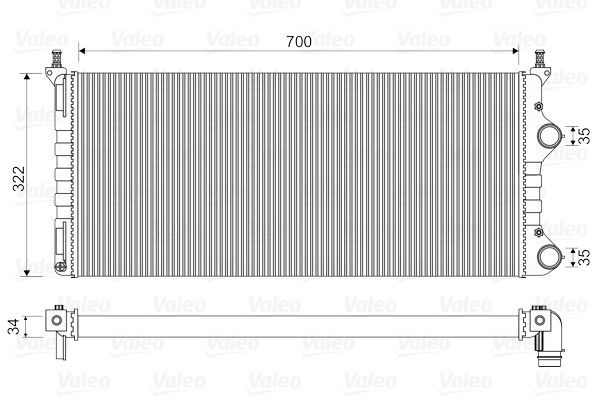 VALEO Radiators, Motora dzesēšanas sistēma 734692