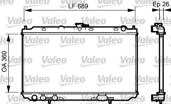 VALEO Radiators, Motora dzesēšanas sistēma 734708