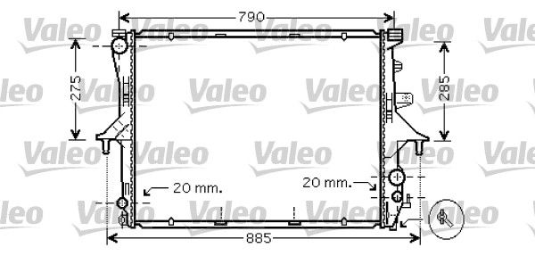 VALEO Radiators, Motora dzesēšanas sistēma 734739