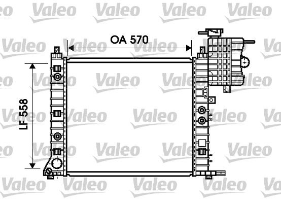 VALEO Radiators, Motora dzesēšanas sistēma 734806