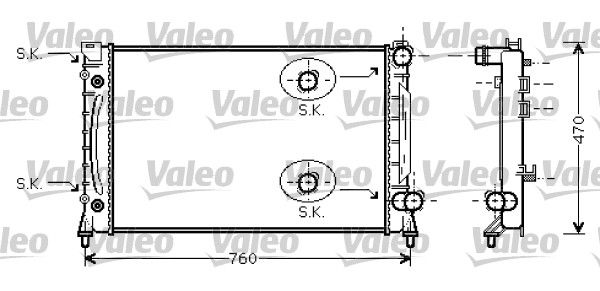 VALEO Radiators, Motora dzesēšanas sistēma 734859