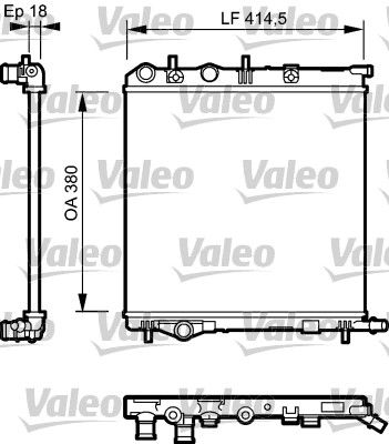 VALEO Radiators, Motora dzesēšanas sistēma 734921
