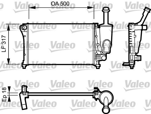 VALEO Radiators, Motora dzesēšanas sistēma 734923