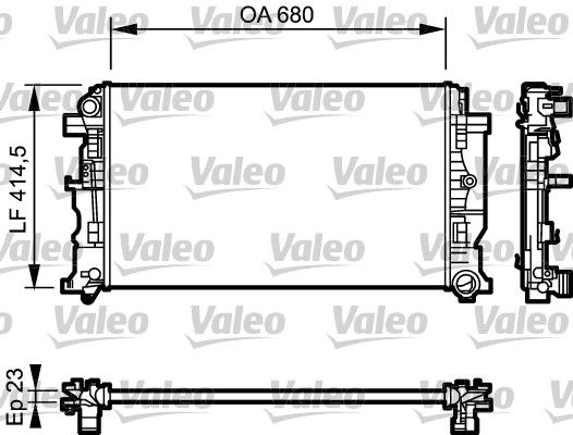 VALEO Radiators, Motora dzesēšanas sistēma 734927