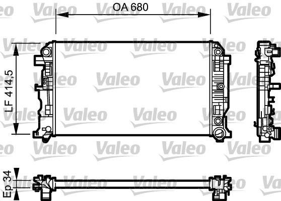 VALEO Radiators, Motora dzesēšanas sistēma 734929