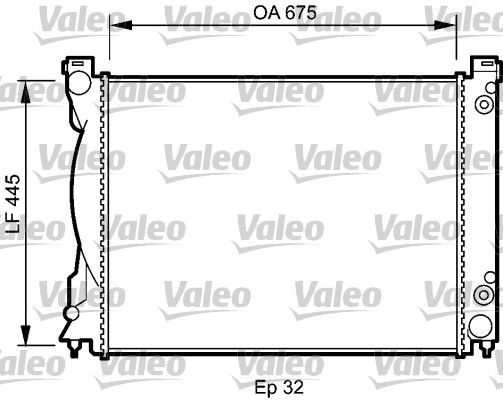 VALEO Radiators, Motora dzesēšanas sistēma 735028