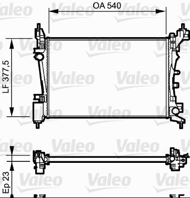 VALEO Radiators, Motora dzesēšanas sistēma 735042