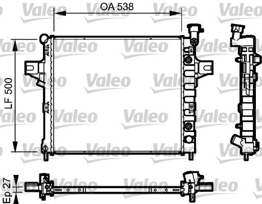 VALEO Radiators, Motora dzesēšanas sistēma 735051