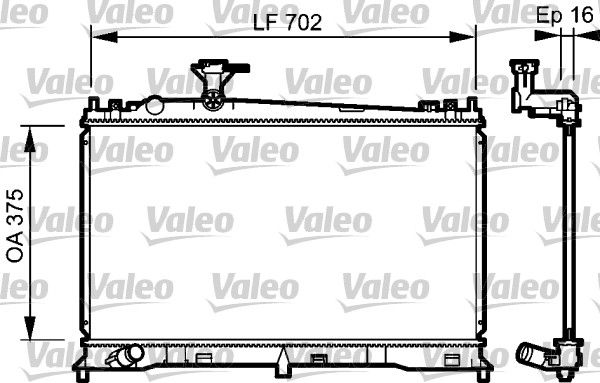 VALEO Radiators, Motora dzesēšanas sistēma 735053