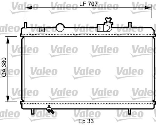 VALEO Radiators, Motora dzesēšanas sistēma 735068