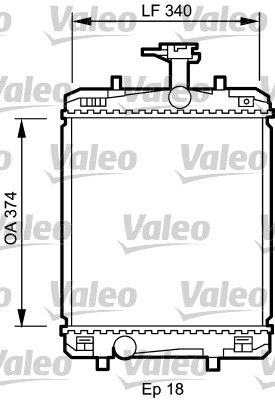 VALEO Radiators, Motora dzesēšanas sistēma 735072